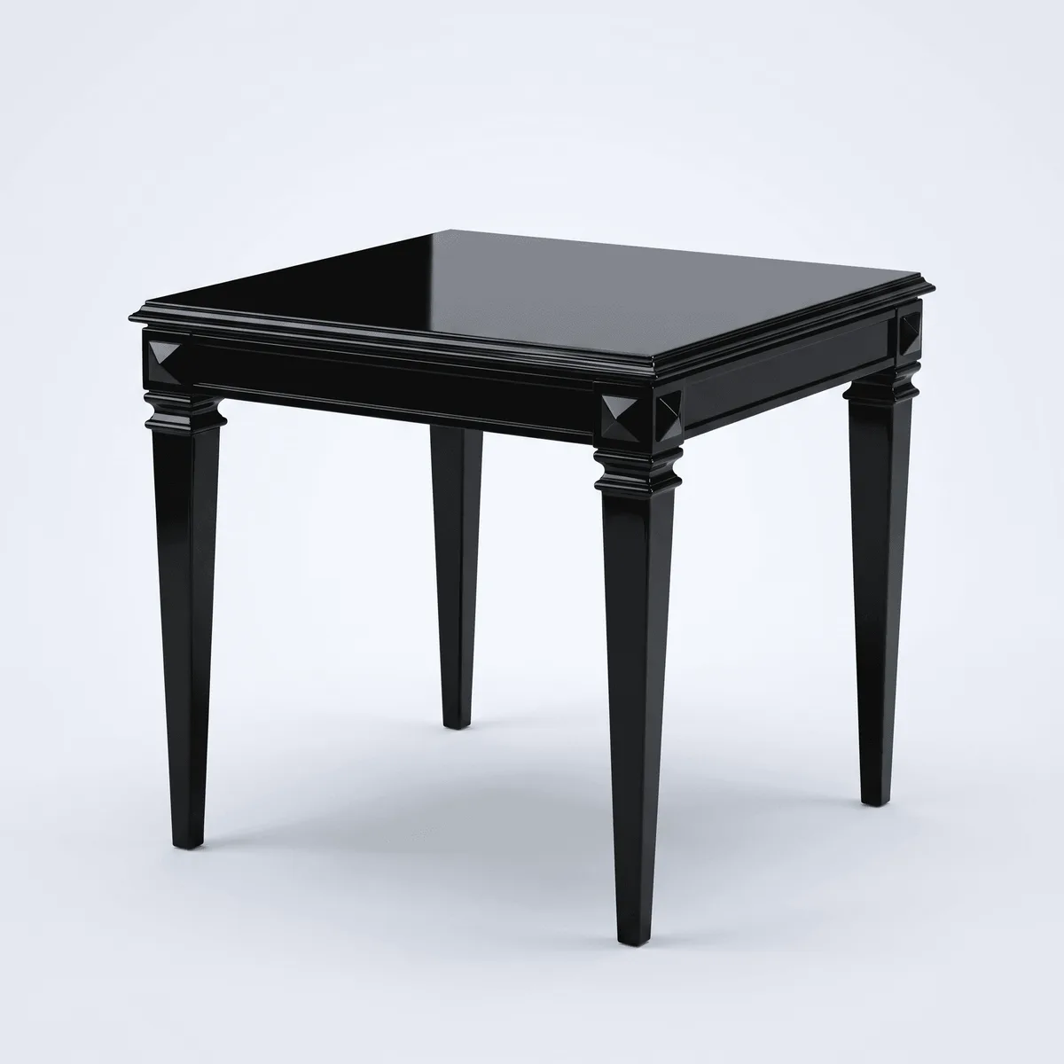 Black Side Table — handmade classical furniture by Artlife 1974