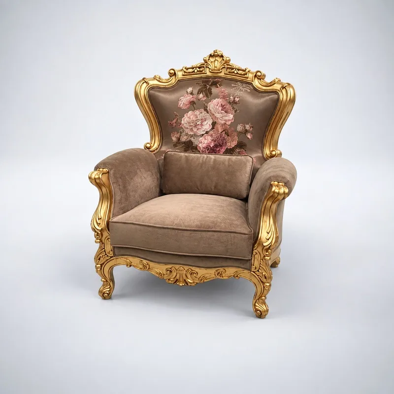 Chanel Armchair — handmade classical furniture by Artlife 1974