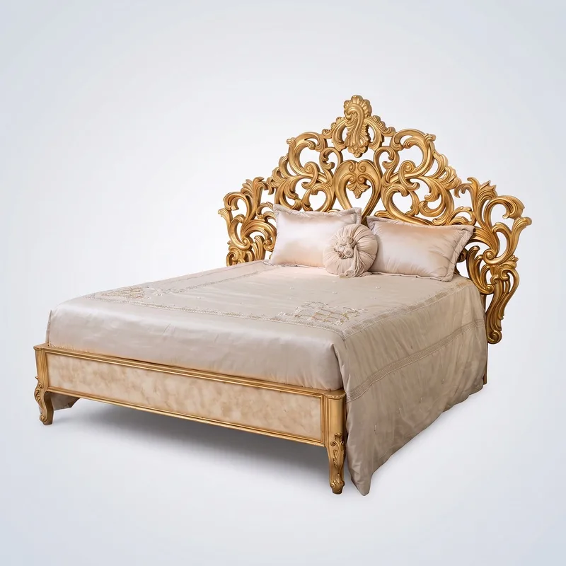 Chanel Bedstead — detail 2 — handmade classical furniture by Artlife 1974