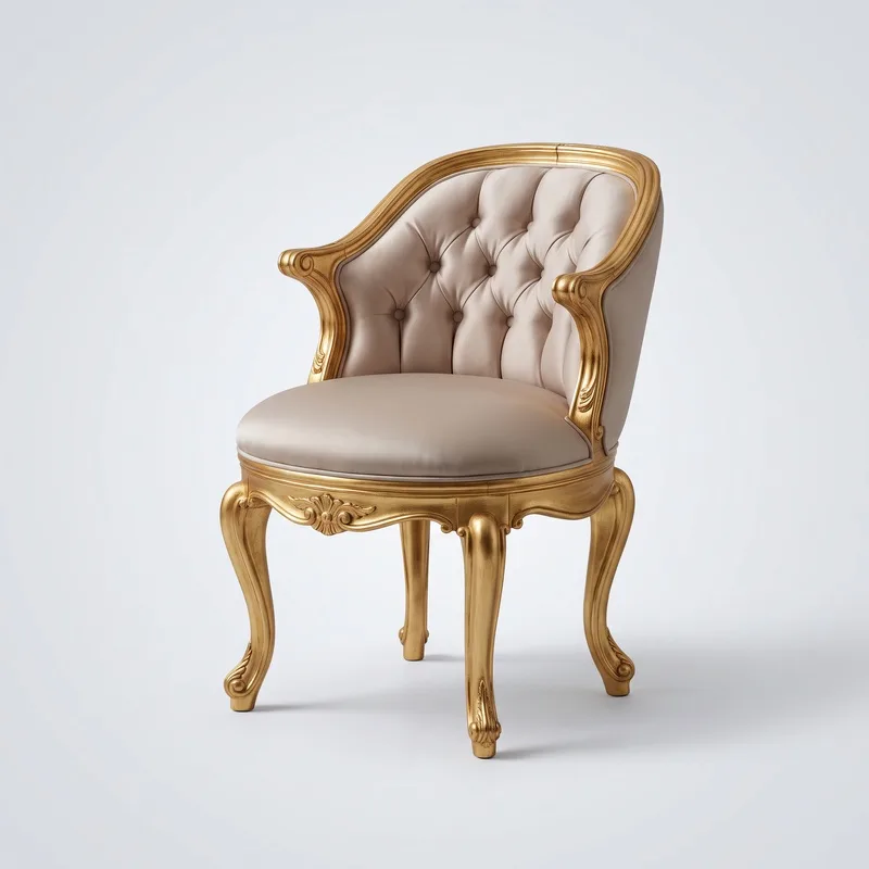 Chanel Vanity Chair — handmade classical furniture by Artlife 1974
