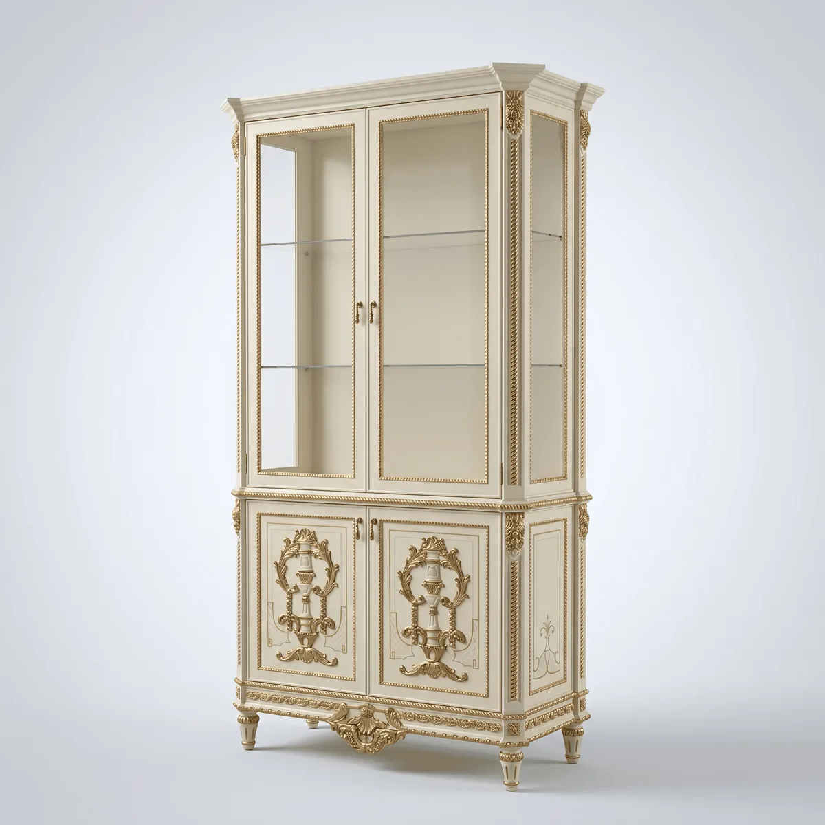 Daisy Double Showcase — handmade classical furniture by Artlife 1974