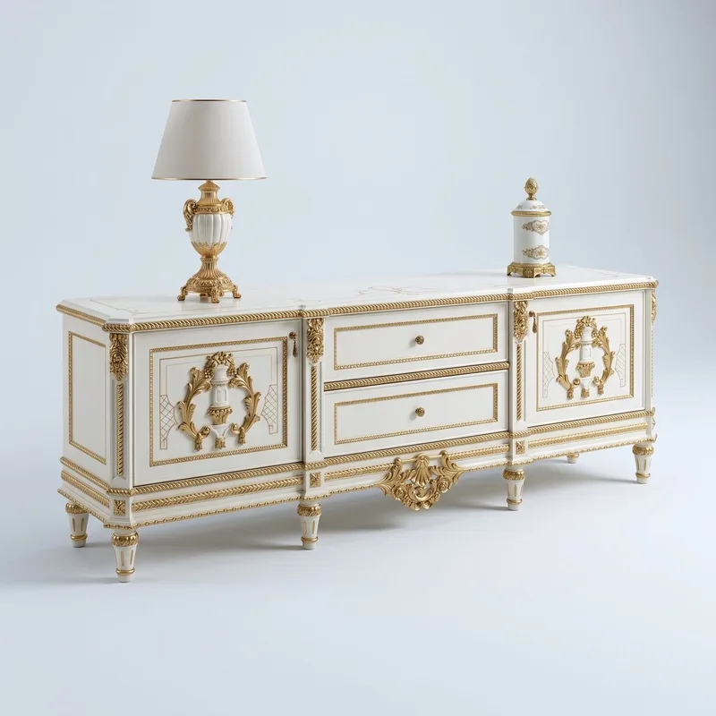 Daisy TV Unit — handmade classical furniture by Artlife 1974