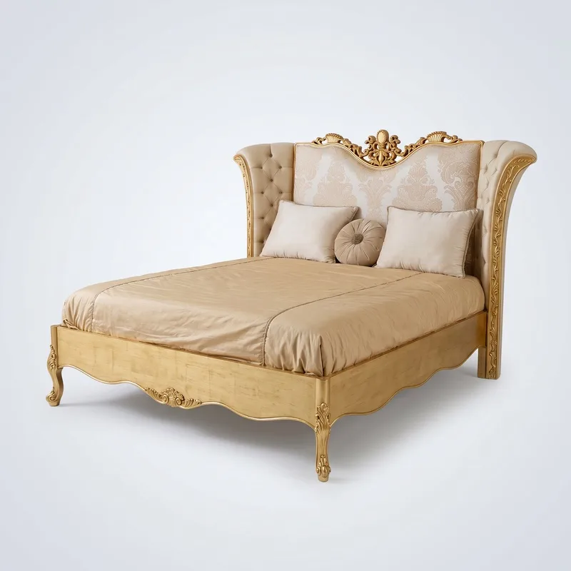 Glorya Bedstead — detail 2 — handmade classical furniture by Artlife 1974