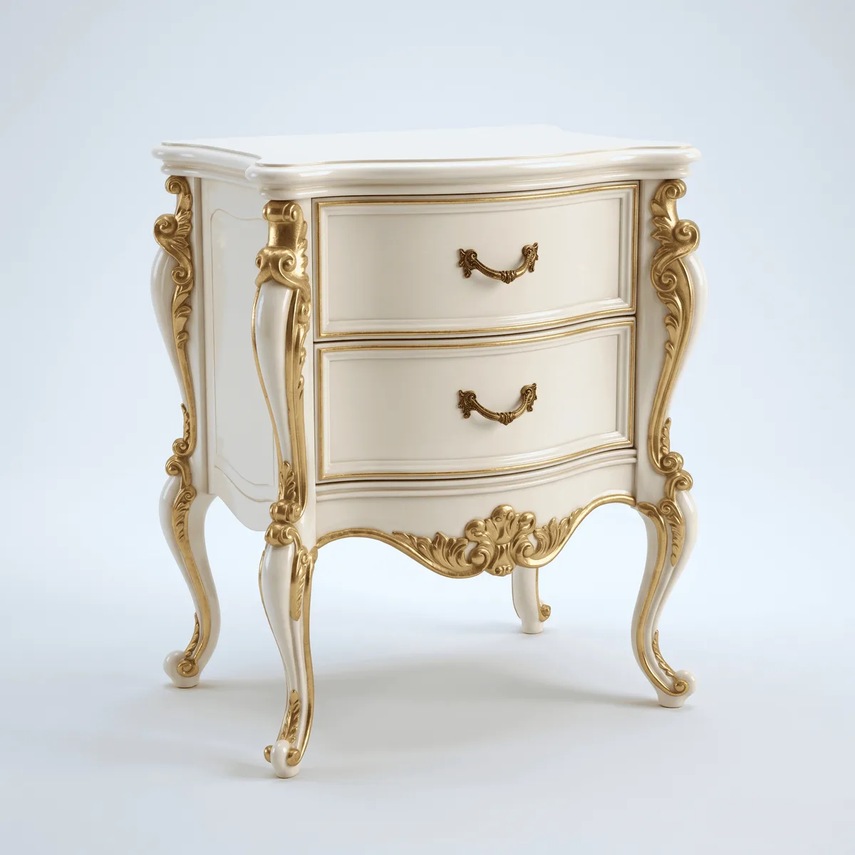 Glorya Nightstand — handmade classical furniture by Artlife 1974