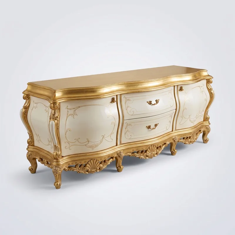 Glorya TV Unit — handmade classical furniture by Artlife 1974