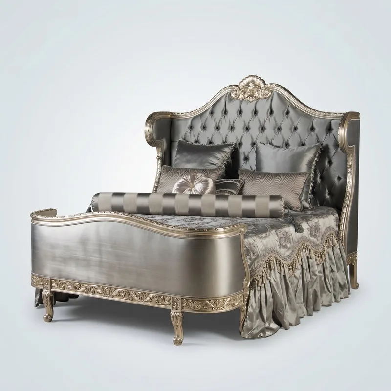 Havana Bedstead — detail 2 — handmade classical furniture by Artlife 1974
