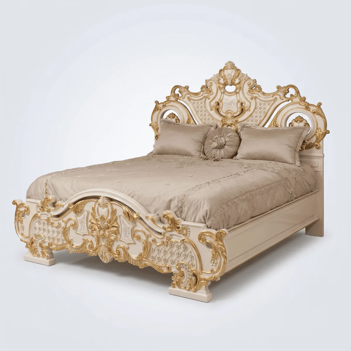 Lamia Bedstead — handmade classical furniture by Artlife 1974