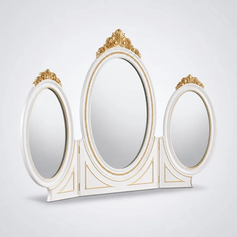 Oval Vanity Mirror — handmade classical furniture by Artlife 1974