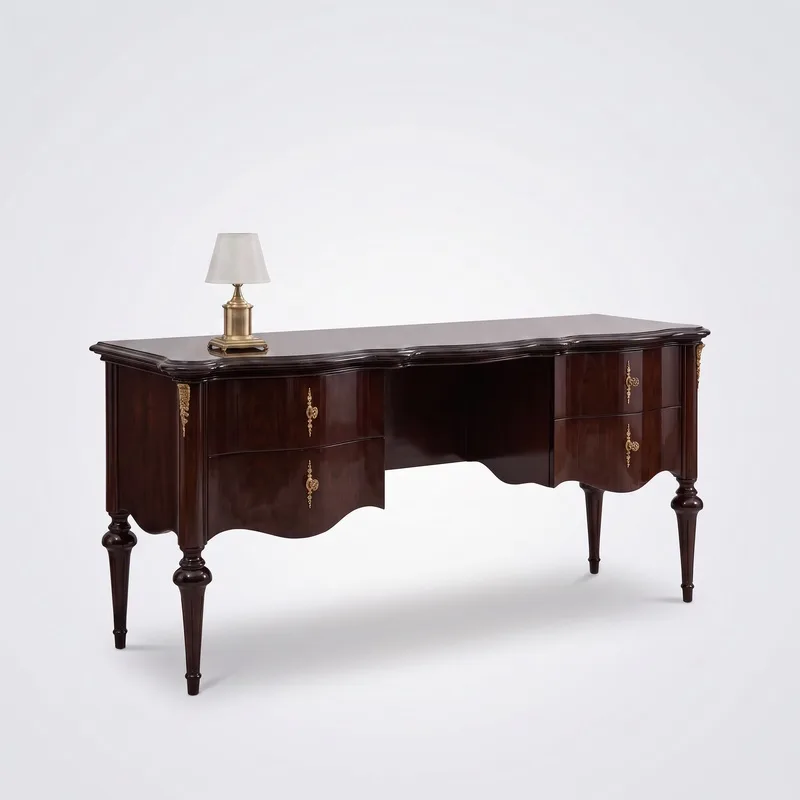 Roche Vanity Set — detail 2 — handmade classical furniture by Artlife 1974